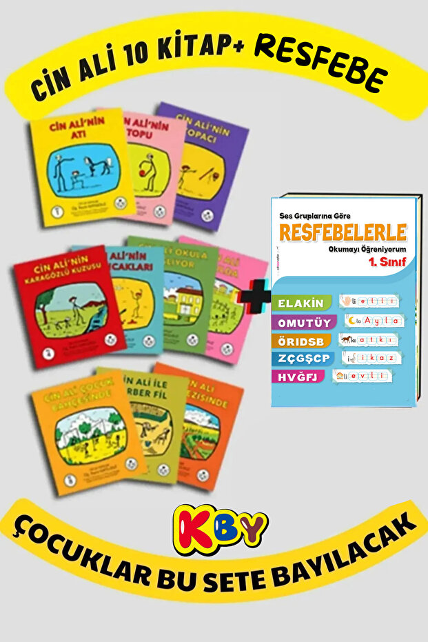 Cin Ali Serisi (10 Books) - Rasim Kaygusuz Cinali Yayınları