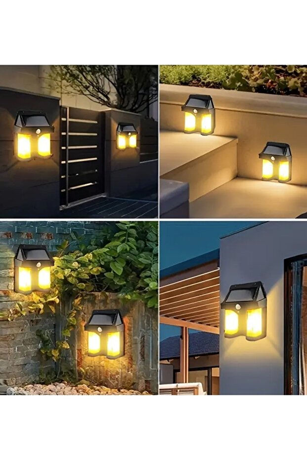 كشاف ضوئي يعمل بالطاقة الشمسية مع مستشعر الحركة - 4