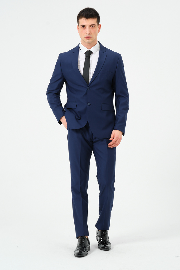 البرلمان - بدلة أساسية مستقيمة بقصة عادية - 2