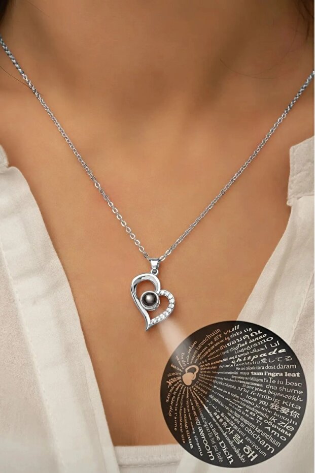 100 dilde seni seviyorum kolye - 1