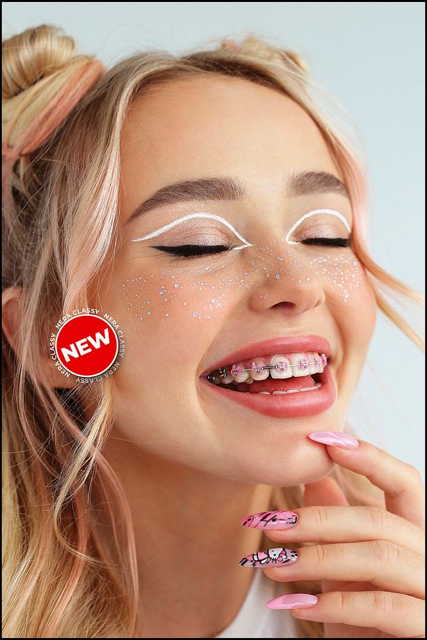 Aktarılabilir Yüz Vücut İçin Sticker Dövme 2 ADET - Kelebek Çil Dövme Transfer Sticker - 4
