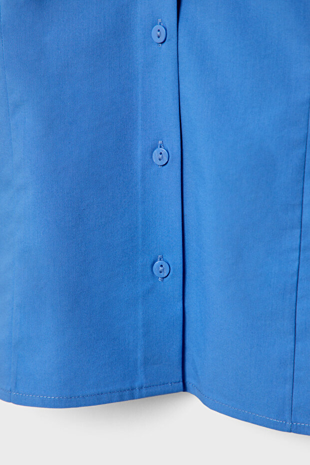 Vücuda oturan basic gömlek - 7