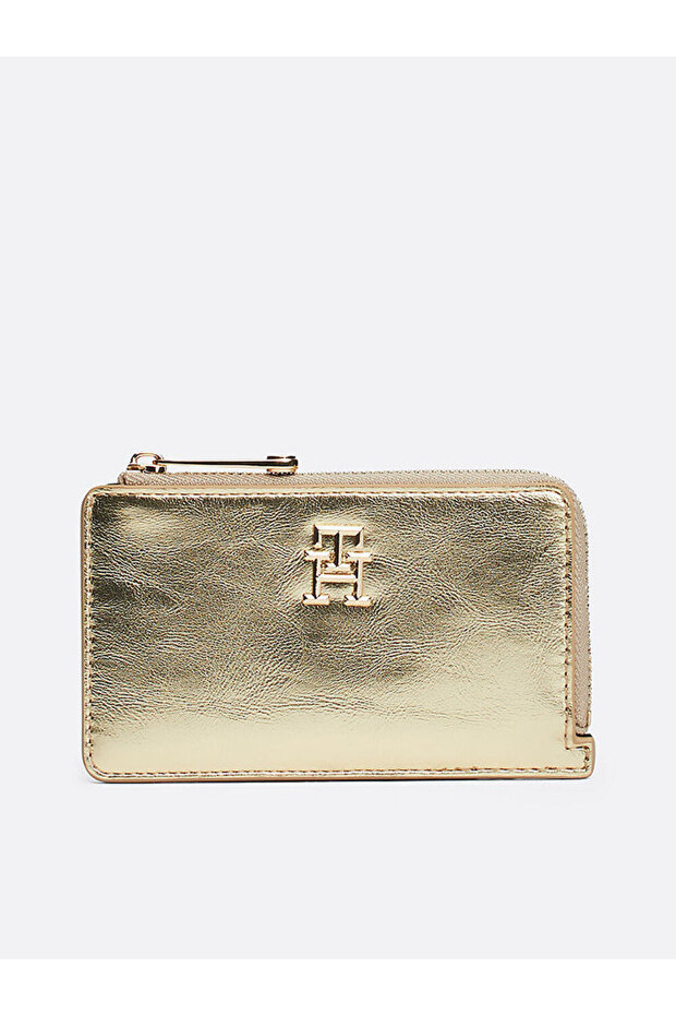 TH Monogram Slim Metallic Wallet - 1