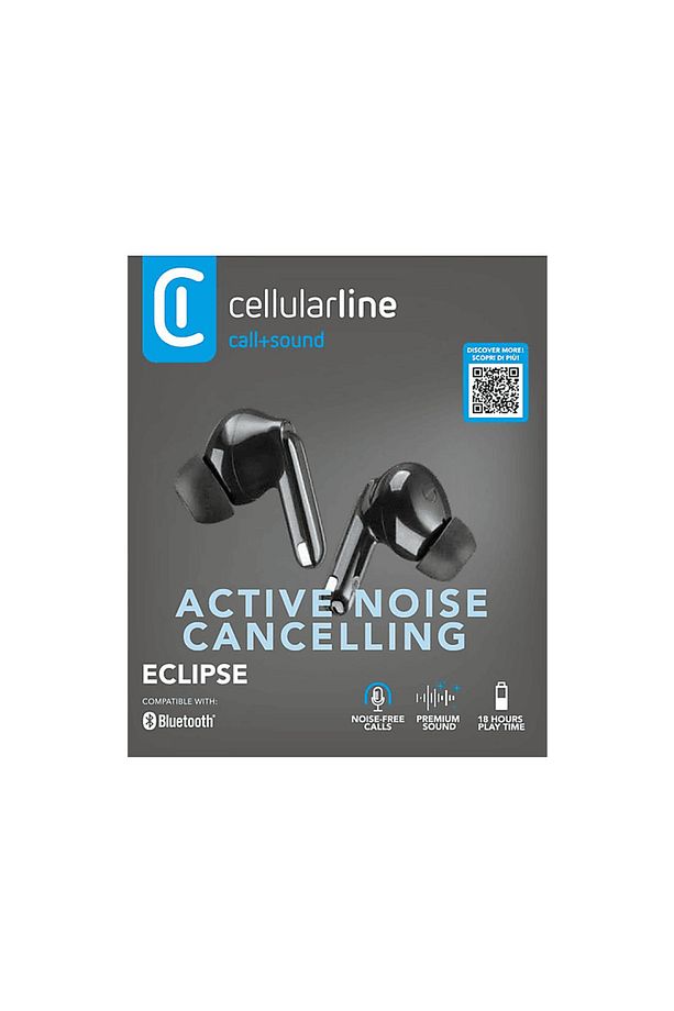 CELLULARLINE Eclipse ANC +ENC Özellikli TWS Bluetooth Kulak İçi Kulaklık Siyah - 2