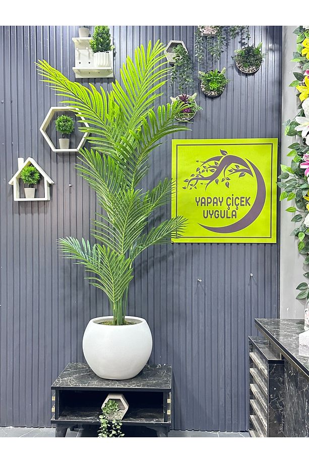Yapay Çiçek Uygula 170 Cm 9 Yaprak Yapay Çiçek Yapay Ağaç Yapay Sarmaşık - 1