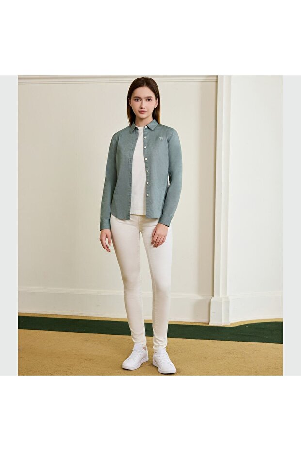 Women's Stretch Twill Khaki Pants