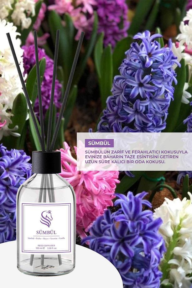 Sümbül Çubuklu Oda Kokusu Hyacinth Reed Diffuser 100ml - 4