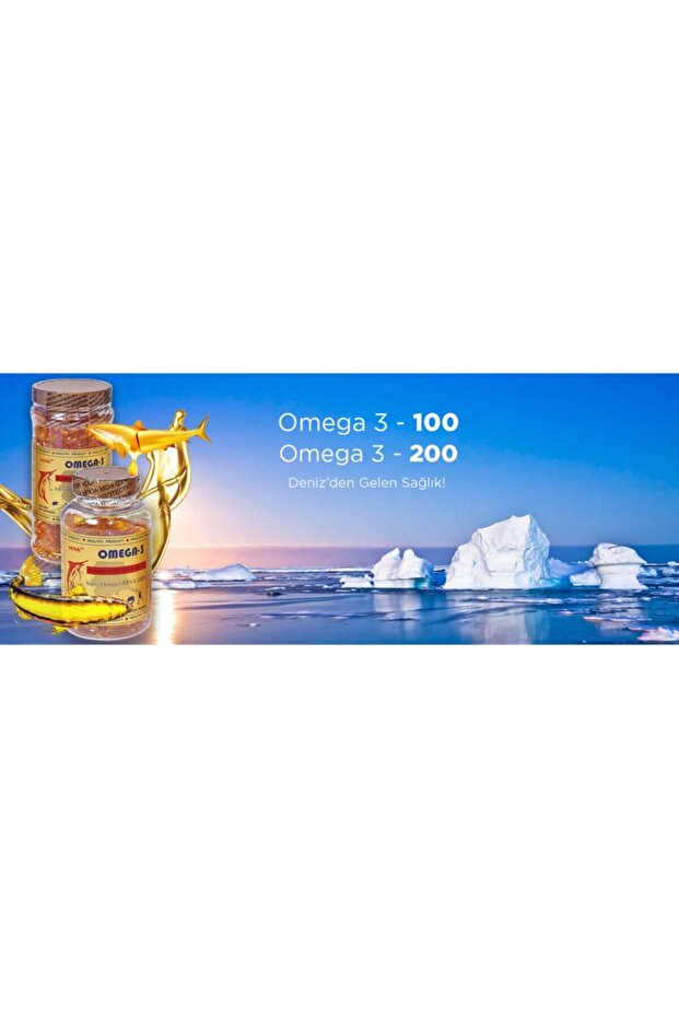 Omega 3 Balık Yağı 200 Softgel Hap Kutusu - 3