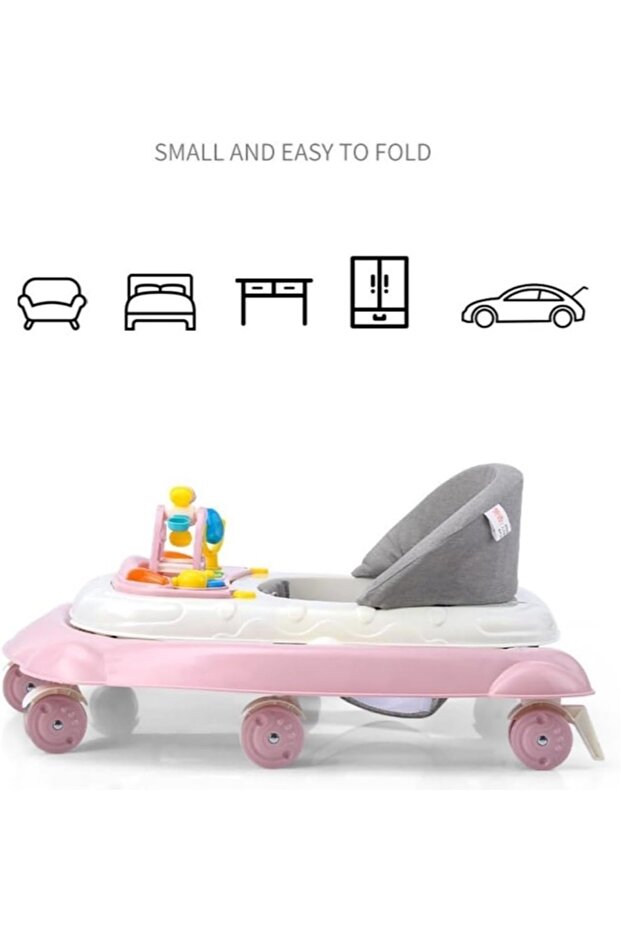 مشاية أطفال متعددة الاستخدامات قابلة للطي - 7