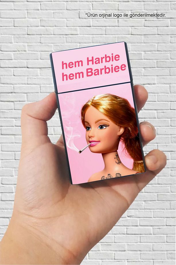 Dertli Replik Hem Harbie Hem Barbi Sigara Tabakası Kutusu - 1