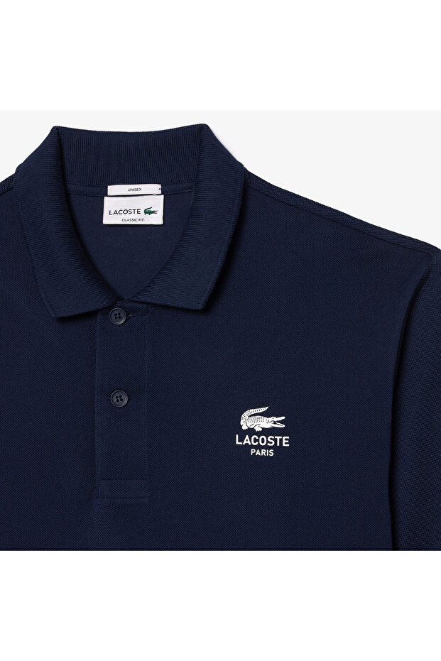 L.12.12 Unisex Classic Fit Lacivert Polo - 6