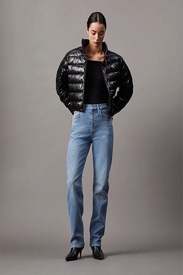 Kadın Siyah Şişme Mont - 1