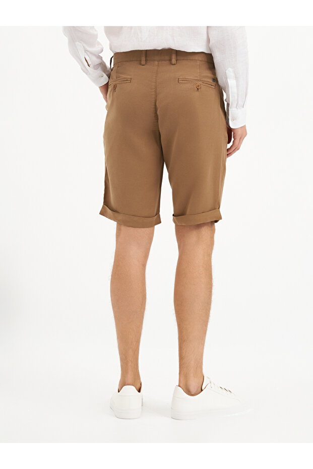 Erkek Casual Şort-Kiremit - 3