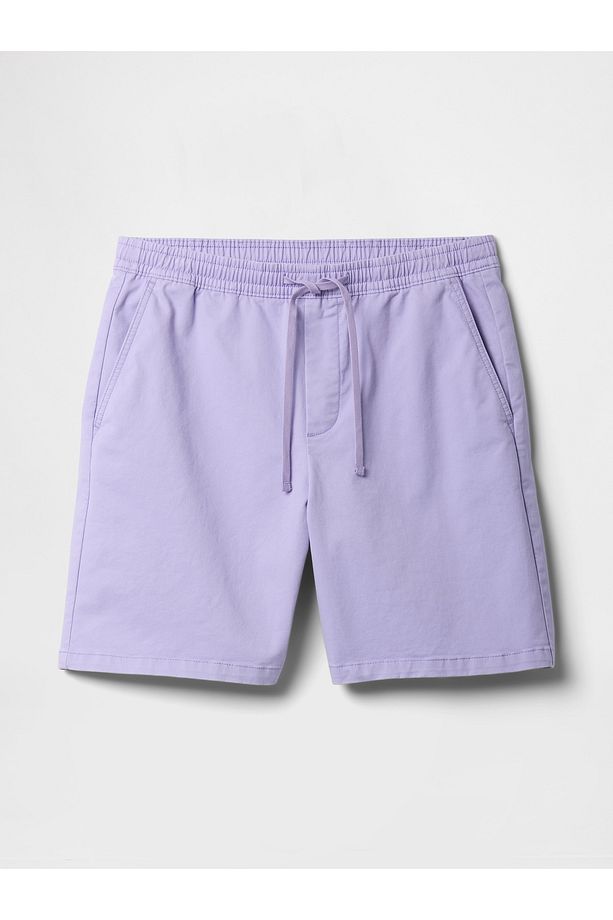 Erkek Mor Stretch Twill Şort - 2