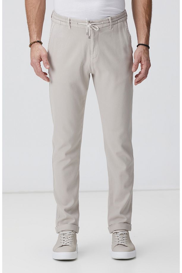 Taş Diyagonal Desenli Jogger Pantolon - 2