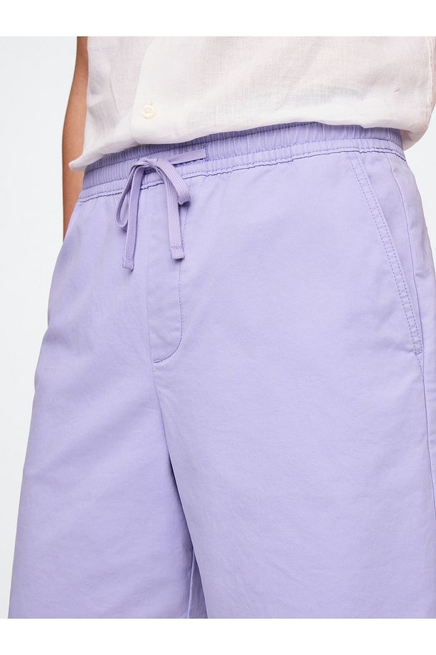 Erkek Mor Stretch Twill Şort - 3