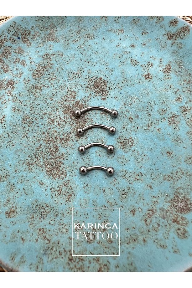 Titanyum Kıkırdak Kulak Tragus Snug Daith Rook Surface Forward Helix Flat Nipple Conch Kaş Piercing - 7