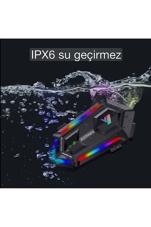 Y20 Max Motorcu Intercom – Bluetooth, 10 Saat Pil Ömrü, Yüksek Ses Kalitesi Ve Su Geçirmez - 5