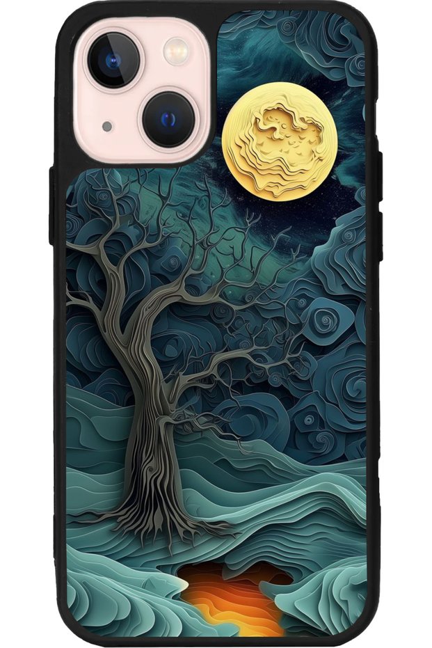 Apple iPhone 13 Compatible Matte Black Case – Soft Silicone, Protective, Shock Absorbing Cover