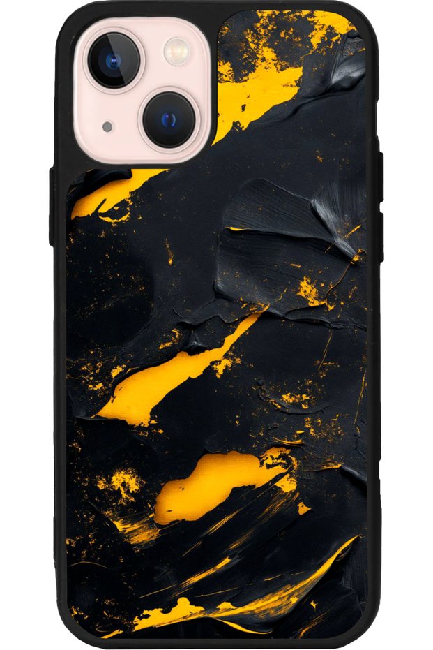 Matte Compatible Black Case for Apple iPhone 13 Mini – Soft Silicone, Protector, Shock Absorbing Cover