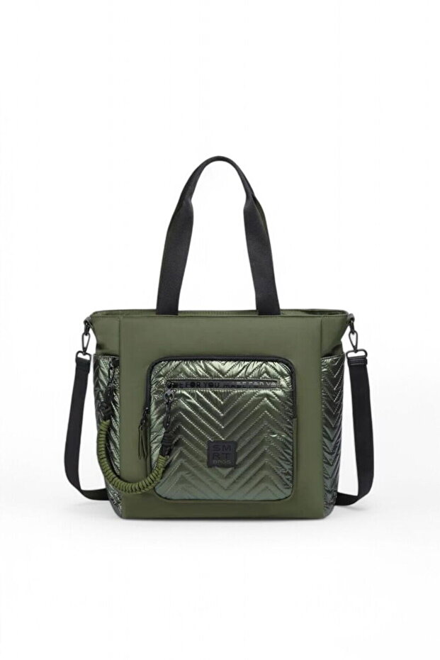 Crinkle Green Women's Shoulder Bag Smk 3246