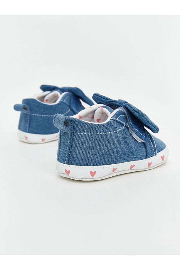 LCW STEPS Fiyonk Detaylı Kız Bebek Yürüme Öncesi Ayakkabı - 3