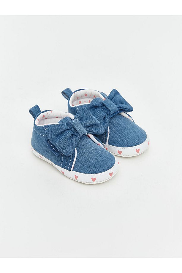LCW STEPS Fiyonk Detaylı Kız Bebek Yürüme Öncesi Ayakkabı - 1
