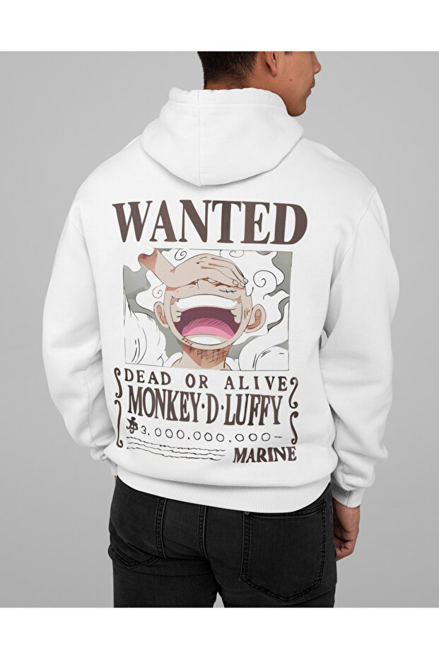 Monkey D. Luffy Printed Unisex Oversize Anime Hoodie