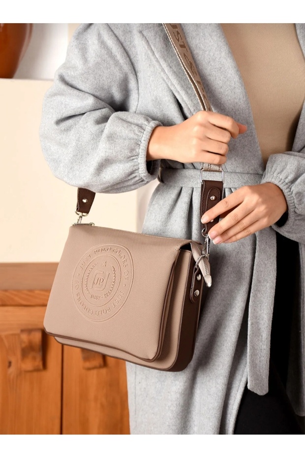 Women's 6-compartment shoulder and crossbody bag TYCET076006