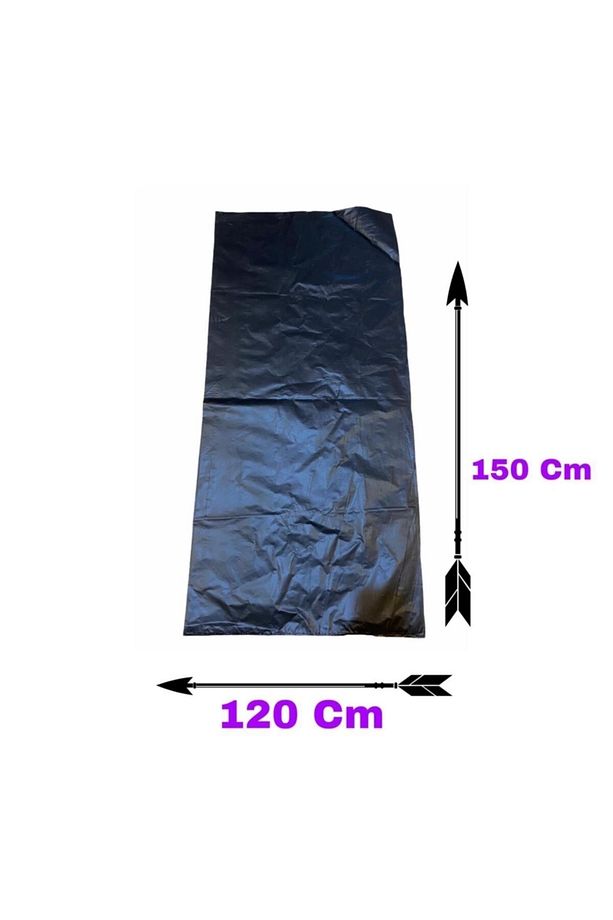 5 Adet 120x150cm Dökme Kalın Çöp Poşeti - 1
