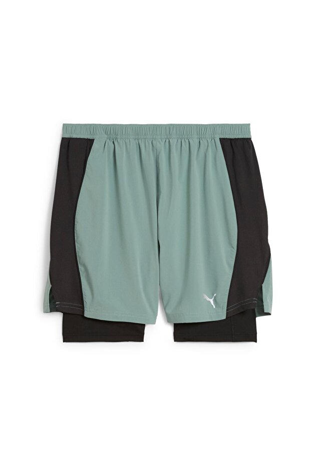 52661130 Run Velocity 2IN1 Erkek Spor Şort - 1