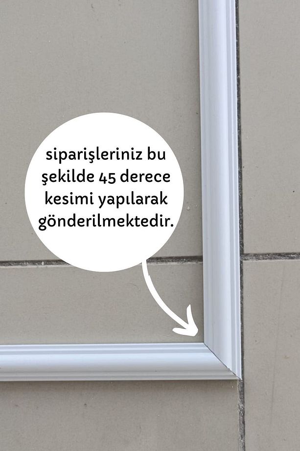 Dekoratif Boyanabilir Hazır Duvar Çıtası Hazır Kesimli Paket - 7