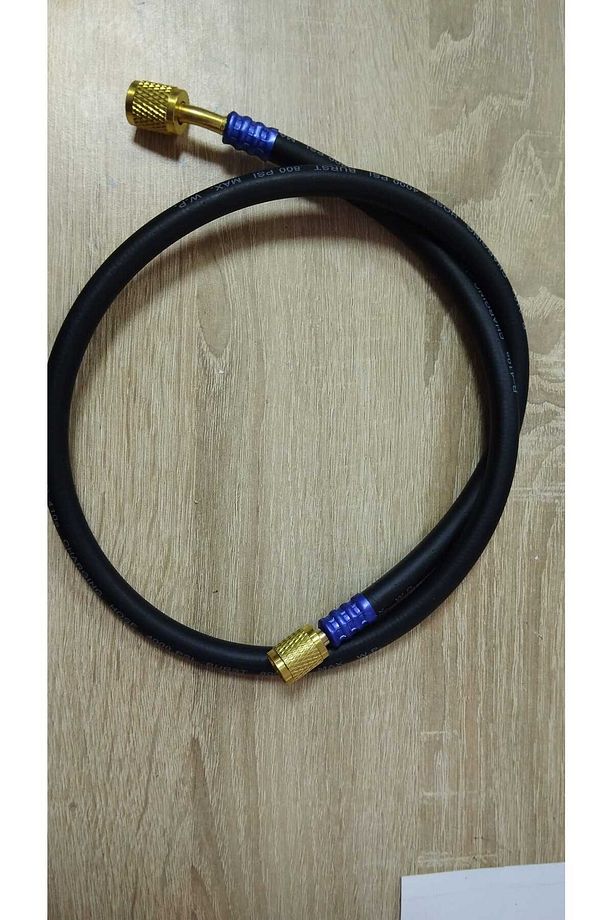 METİN ISITMA SOĞUTMA LX-HOSE  LX-HOSE 90 CM SİYAH KLİMA VE BUZDOLABI GAZ HORTUMU R134 r22 (800-4000P - 1