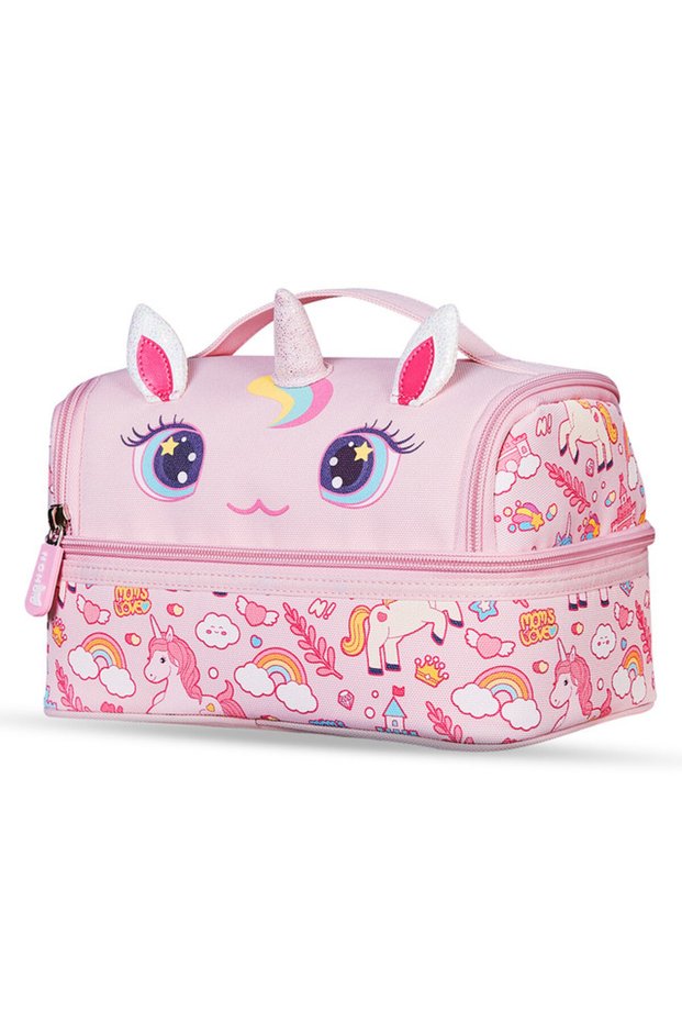 Nohoo Kids Insulated Lunch Bag Unicorn - Pink