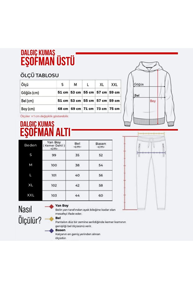 Temalı Dalgıç Kumaş Eşofman Alt Üst Takım - 2