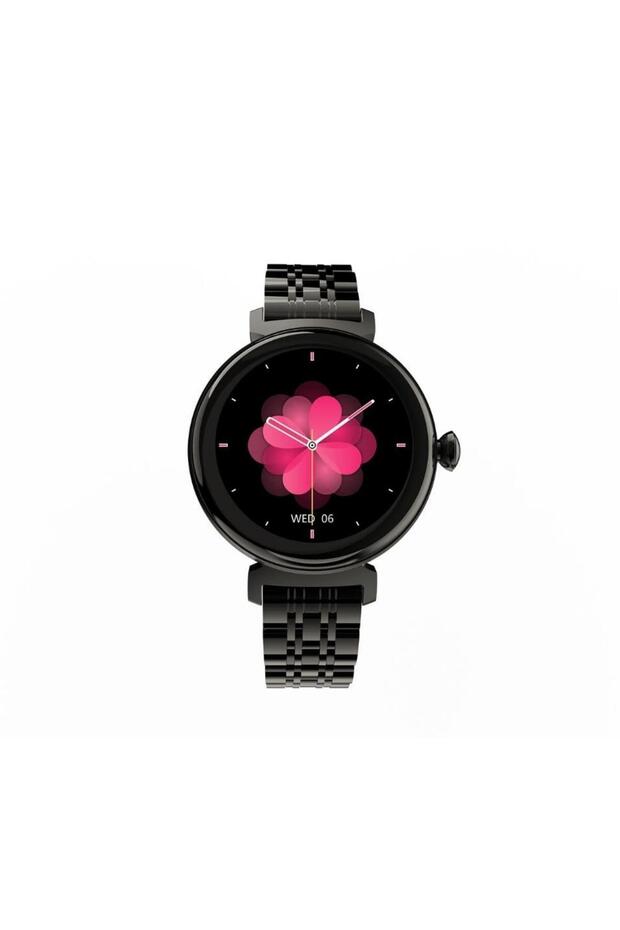 Future Aura Bluetooth 5.2 27mm Amoled Ekran Sesli Arama Özellikli Akıllı Saat Siyah - 2