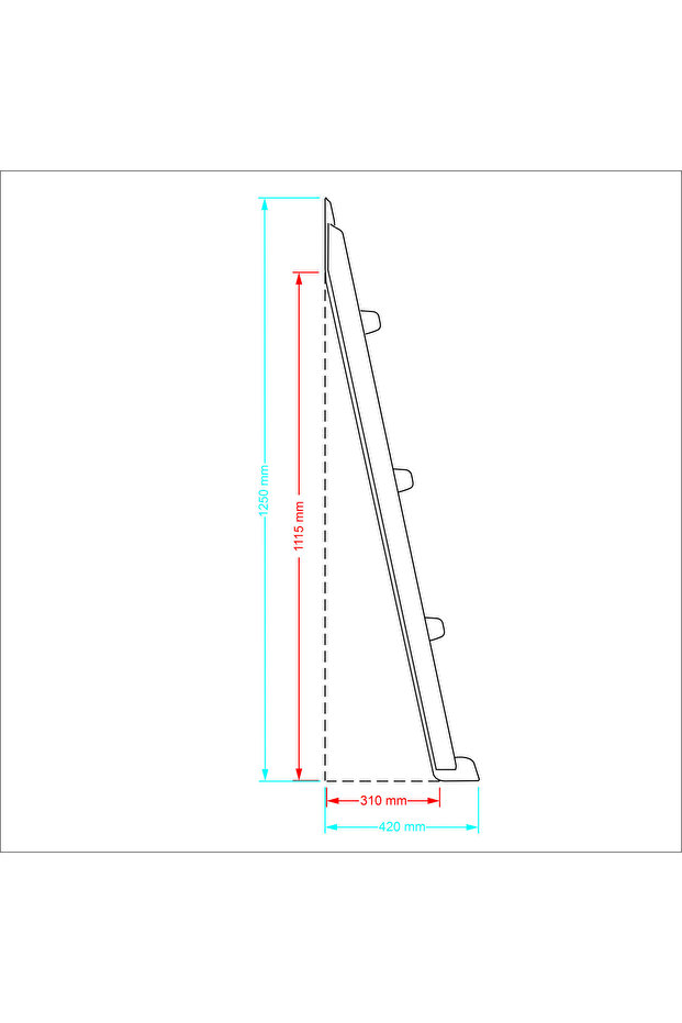 Merdiven 3 Basamaklı - Yatık - 3