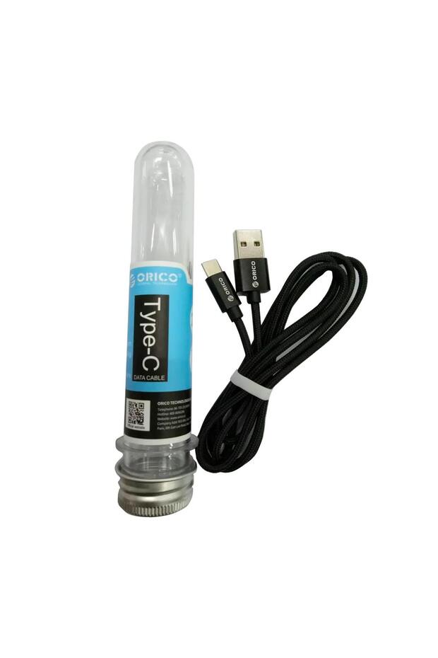 Usb To Type-c 2.4a Örgülü Data Ve Şarj Kablosu 1 Metre Siyah - 5