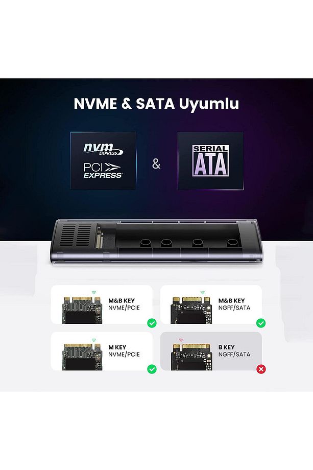 M.2 Nvme Ngff Usb-c 3.2 Gen2 10gbps Disk Kutusu - 2