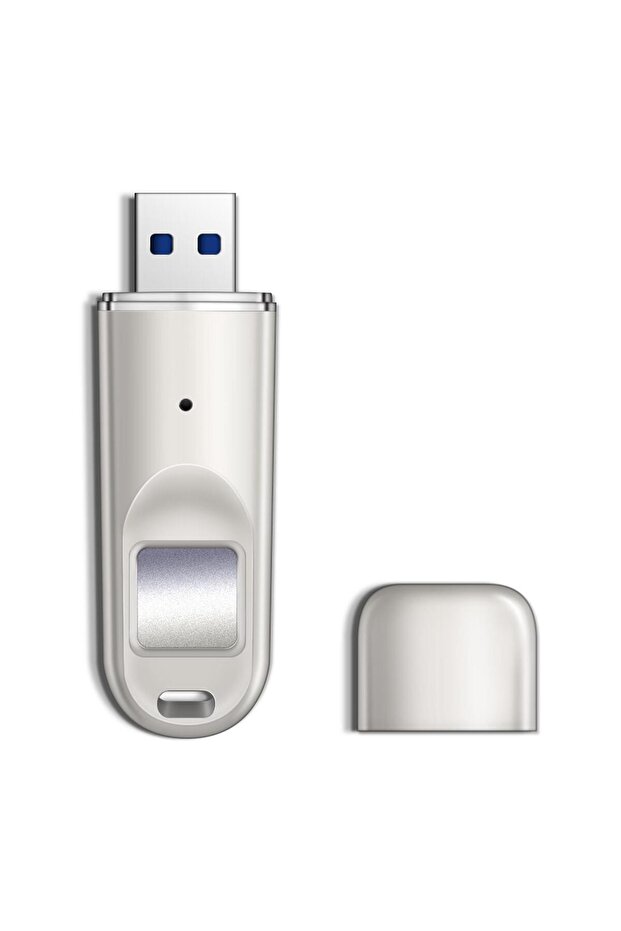 Fd069 Encrypted USB 3.0 128GB Flash Memory with Fingerprint Reader - 1
