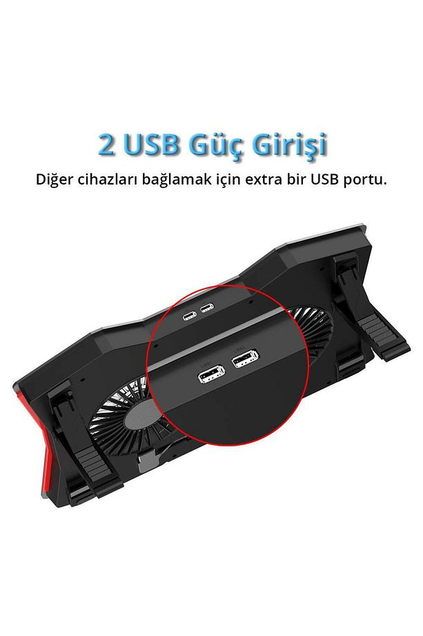 Gt Rgb Gaming Notebook Soğutucu - 5