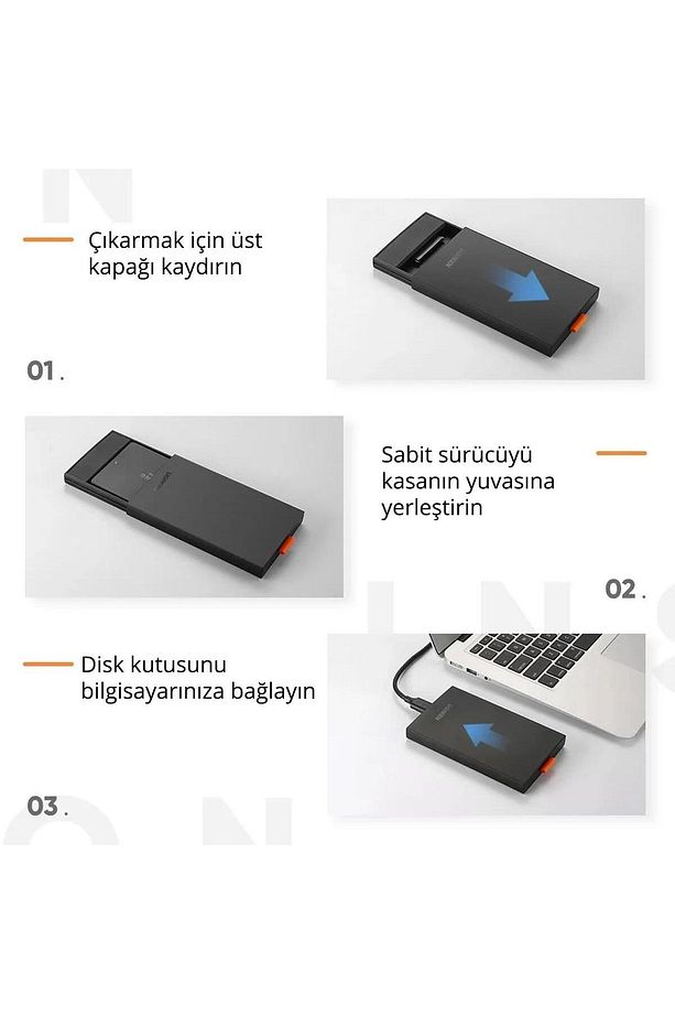 2.5 Inch Usb 3.0 Sata Hard Disk Kutusu - 7