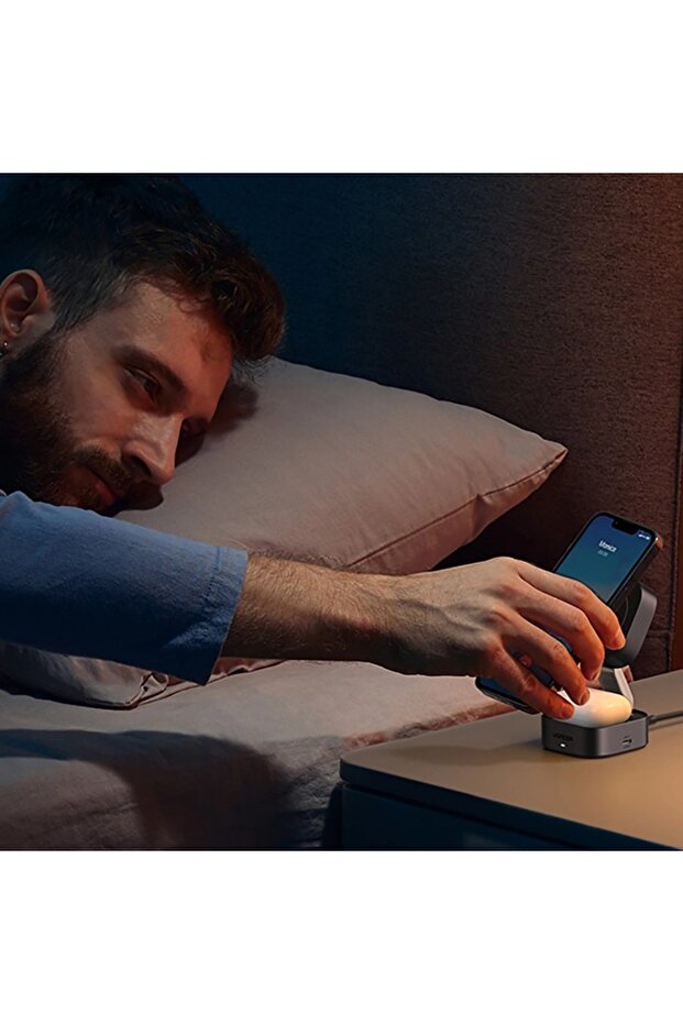 2-in-1 MagSafe Kablosuz Hızlı Şarj Standı - 35316 - 4
