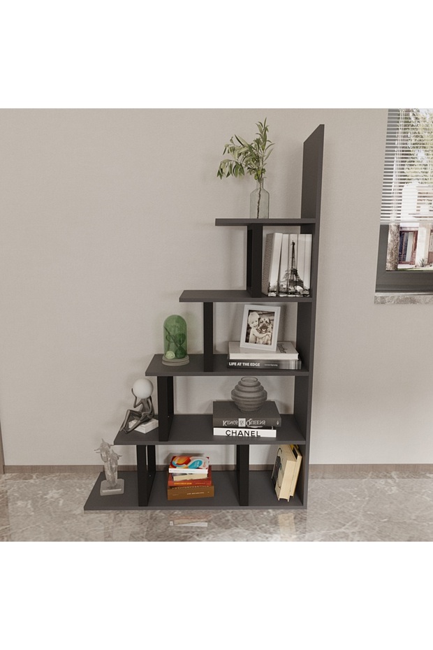Step Kitaplık Antrasit - 2