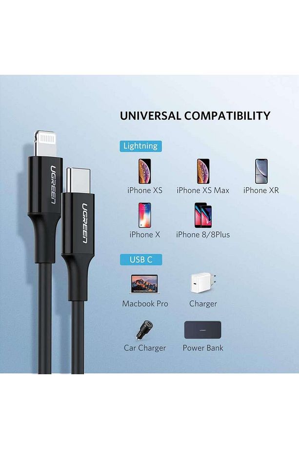 Apple Iphone Type-c To Lightning Data Ve Şarj Kablosu Siyah 1 Metre - 4