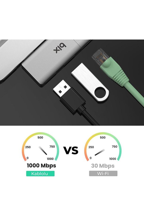 Bx22hb Usb To Usb 3.2 Usb 2.0 Rj45 Dönüştürücü Adaptör - 8