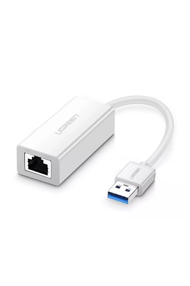 Usb 3.0 Pc Mac Konsol Tv Box Ethernet Adaptörü Beyaz - 1