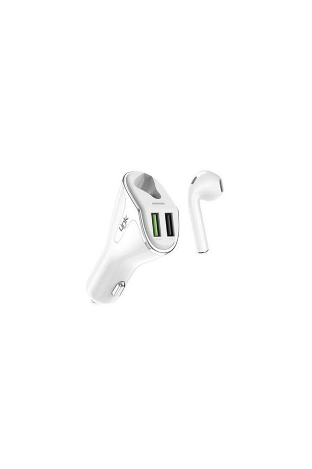 B450 Airpods Kulaklıklık Ve Qualcomm Qc 3.0 Araç Şarj Aleti - 4