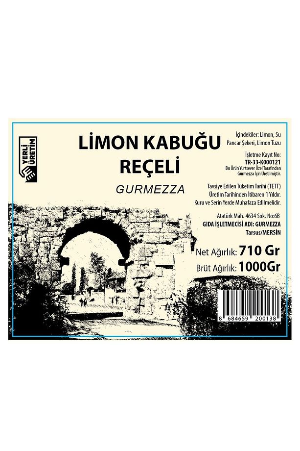 Limon Kabuğu Reçeli (710 GR NET) - 2