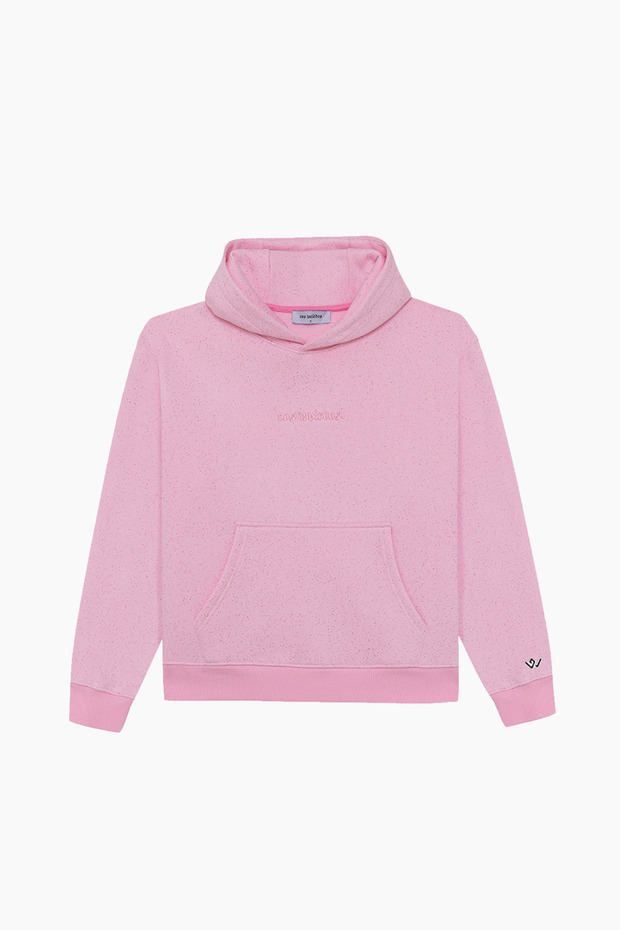 PINKY shiny pembe simli sweathshirt - 1